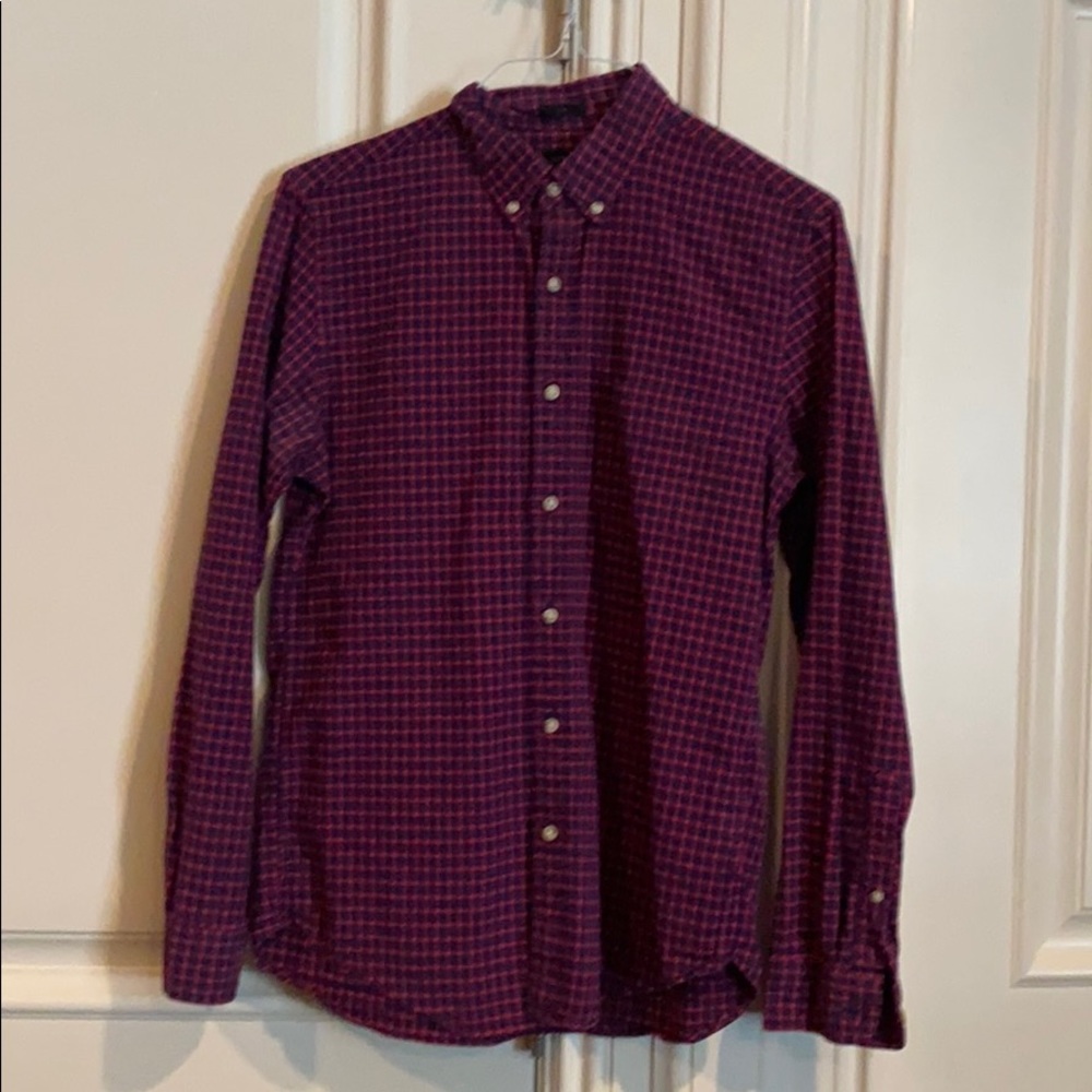 J. Crew plaid button down